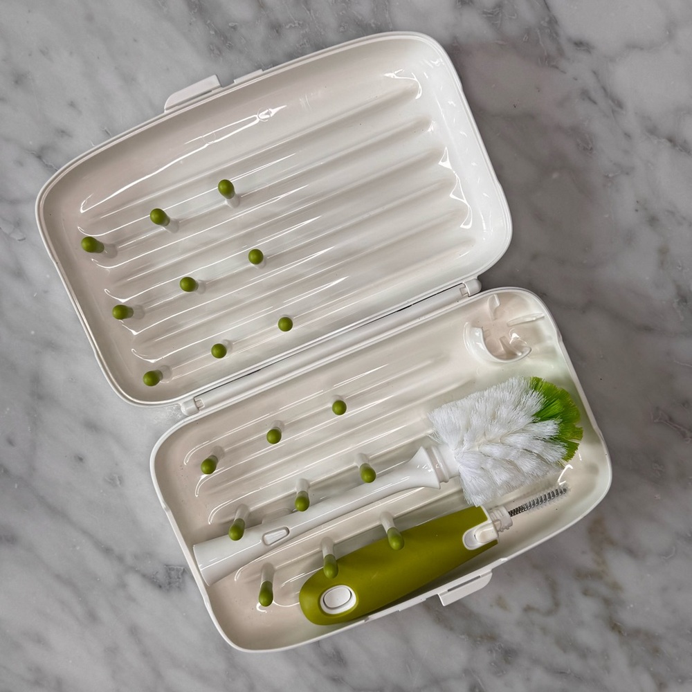 OXO On-the-Go Drying Rack with Bottle Brush